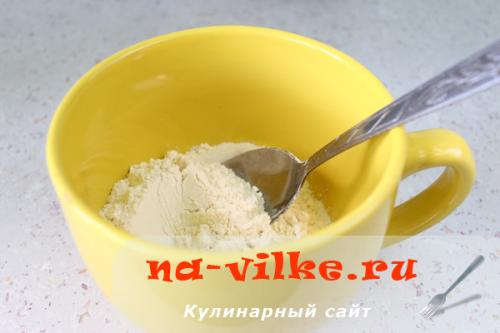 Заварное тесто на пирожки на сковородке.