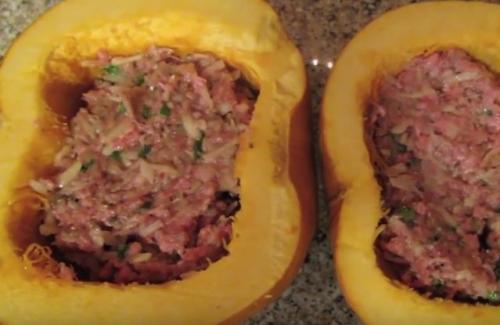Тыква целиком в духовке. Фаршируем тыкву целиком, мясом и картофелем