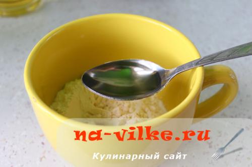 Заварное тесто на пирожки на сковородке.