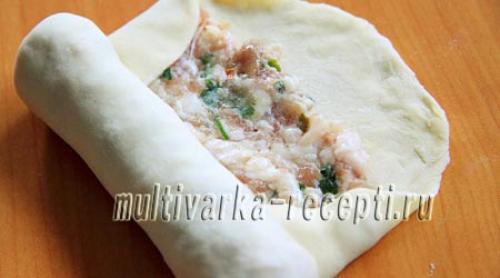 Сладкий рулет из пельменного теста. Рулетики из пельменного теста с фаршем в духовке