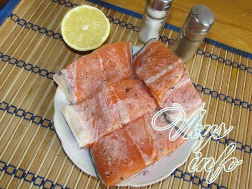 Тушеный лосось с овощами. Лосось по-монастырски 16