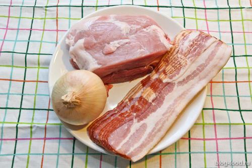 Шашлык рулетики с беконом. Шашлык в беконе