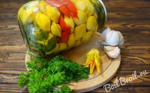 Патиссоны пальчики оближешь. Ингредиенты