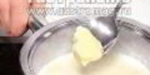 Манная каша на сливках. Манная каша сливочная 02