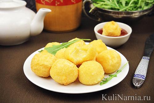 Сырные шарики из моцареллы. Сырные шарики из твердого сыра рецепт