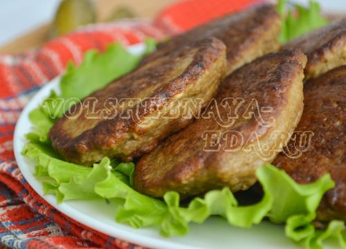 Пышные печеночные котлеты с морковью. Ингредиенты