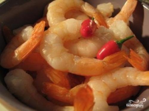 Креветки в томатном соке. Креветки в томатном соусе