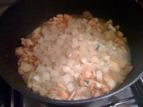 Чаудер рецепт джейми оливера. Густая сливочная похлебка с морепродуктами / Clam Chowder