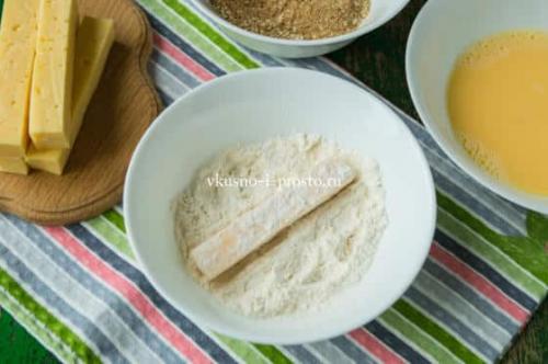 Сыр в кляре пошаговый рецепт. Сыр в кляре