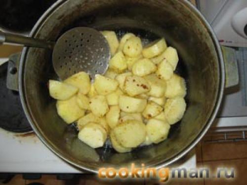 Как пожарить в казане картошку. Жареная картошка … в казане 16