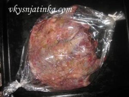Рулет из нутрии рецепты. Рулет из нутрии Необычное мясо 07