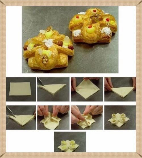 Как сделать косичку из теста на пирог. Красивые булочки