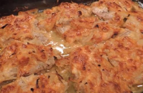 Мясо по-французски из свинины в духовке