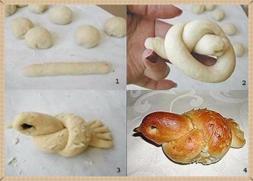 Как сделать косичку из теста на пирог. Красивые булочки