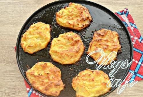 Оладьи картофельные в духовке. Оладьи из картофеля в духовке 09