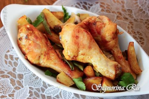 Куриные бедра в духовке с брокколи. Ароматные куриные бедра в духовке с картошкой и брокколи 29 Куриные бедра в духовке с брокколи. Ароматные куриные бедра в духовке с картошкой и брокколи 29
