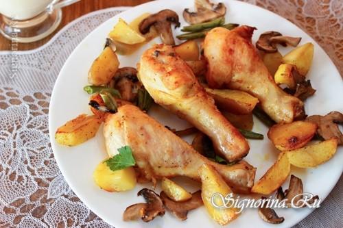 Куриные бедра в духовке с брокколи. Ароматные куриные бедра в духовке с картошкой и брокколи 35 Куриные бедра в духовке с брокколи. Ароматные куриные бедра в духовке с картошкой и брокколи 35