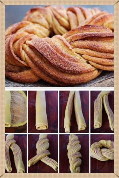 Как сделать косичку из теста на пирог. Красивые булочки