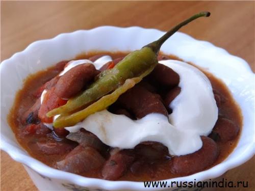 Фасоль по индийски рецепт. Кухня Индии: Раджма, рецепт