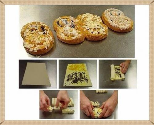 Как сделать косичку из теста на пирог. Красивые булочки