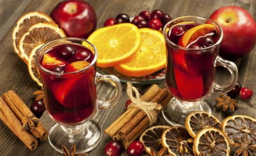 Глинтвейн с апельсином и яблоком. Рецепт глинтвейна с яблоками