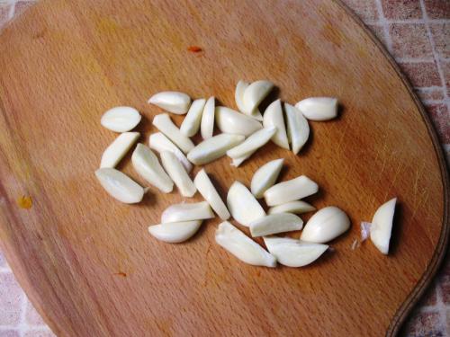 Тыква с чесноком тушеная. 05