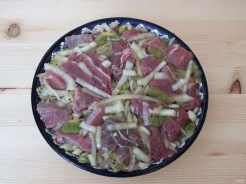 Шашлык в электрогриле на шпажках. Шашлык из свинины на гриле (видео) 05