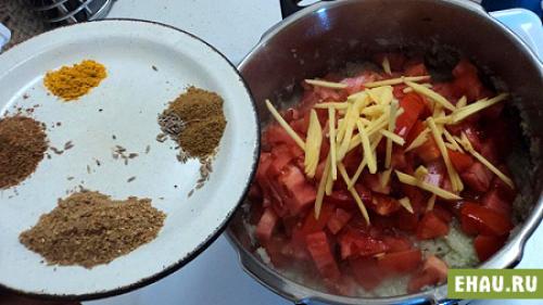 Фасоль по индийски. Разма (лобио по-индийски)