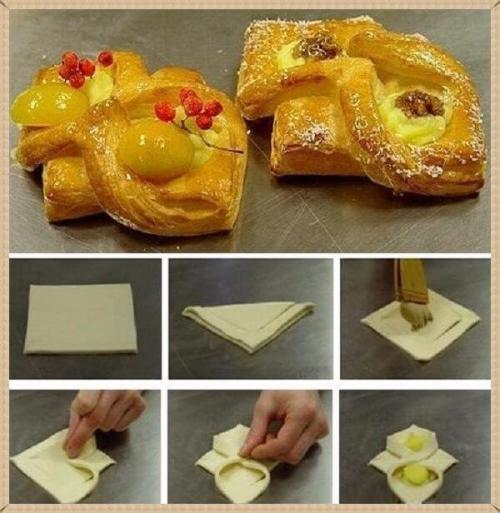 Как сделать косичку из теста на пирог. Красивые булочки