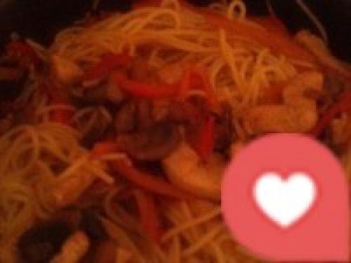 Паста с курицей терияки. Курица терияки с пастой и овощами 06 Паста с курицей терияки. Курица терияки с пастой и овощами 06