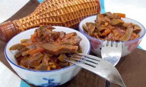 Почки говяжьи с грибами в сметанном соусе. Почки с грибами в сметанном соусе. 03 Почки говяжьи с грибами в сметанном соусе. Почки с грибами в сметанном соусе. 03