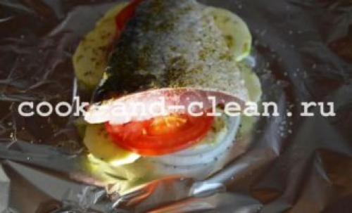 Рыба с помидорами и кабачками 24 Рыба с помидорами и кабачками 24