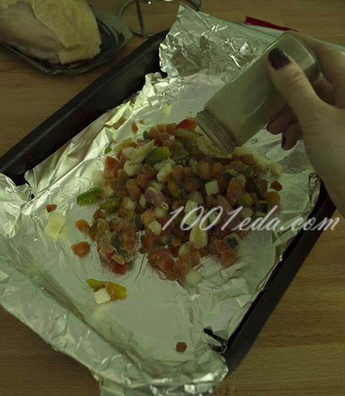 Замороженные овощи с курицей в духовке. Куриная грудка, запеченная в духовке на овощной подушке: пошагово с фото 06 Замороженные овощи с курицей в духовке. Куриная грудка, запеченная в духовке на овощной подушке: пошагово с фото 06
