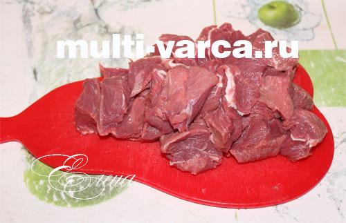 Говядина с болгарским перцем в мультиварке. Говядина тушеная в мультиварке 09 Говядина с болгарским перцем в мультиварке. Говядина тушеная в мультиварке 09