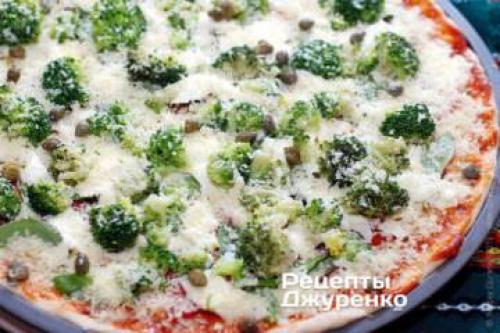 Пицца с курицей и брокколи рецепт. Пицца с брокколи и курицей 23