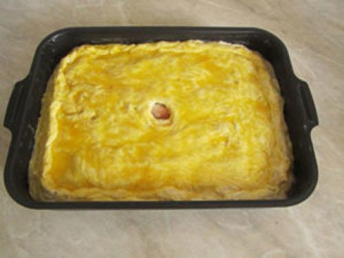 Пирог с тыквой с рисом. Тыквенный пирог с рисом