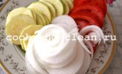 Рыба с помидорами и кабачками 23 Рыба с помидорами и кабачками 23