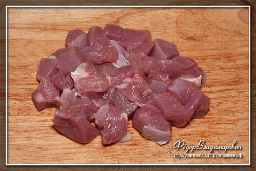 Индейка тушеная. Тушеная индейка.