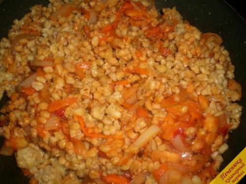 Тыквенная каша с мясом. Гречка с мясом, запеченная в тыкве 17 Тыквенная каша с мясом. Гречка с мясом, запеченная в тыкве 17