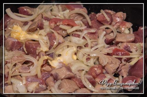 Индейка тушеная. Тушеная индейка.