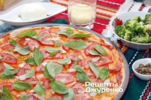 Пицца с курицей и брокколи рецепт. Пицца с брокколи и курицей 19