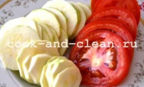 Рыба с помидорами и кабачками 22 Рыба с помидорами и кабачками 22