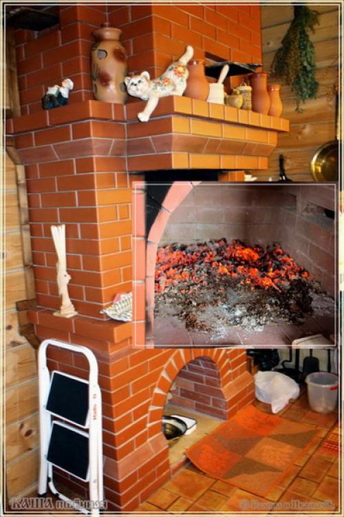 Каша пшенная в Русской печи. Каша пшенная из Русской печки ... (Бабушкина каша)