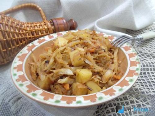 Жареная картошка с томатной пастой. 04 Жареная картошка с томатной пастой. 04