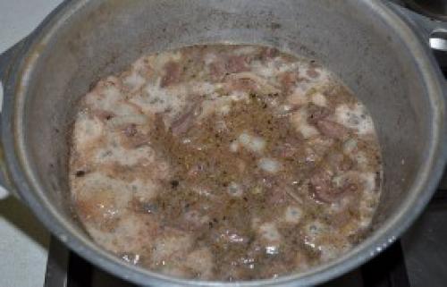 Говяжье сердце в пиве. Говяжье сердце, тушенное в пиве 03 Говяжье сердце в пиве. Говяжье сердце, тушенное в пиве 03