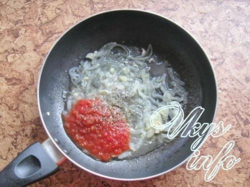 Рецепт спагетти в томатном соусе с курицей. Спагетти с курицей в томатном соусе 07 Рецепт спагетти в томатном соусе с курицей. Спагетти с курицей в томатном соусе 07