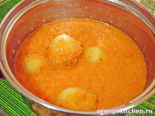 Жареная картошка с томатной пастой. 10 Жареная картошка с томатной пастой. 10