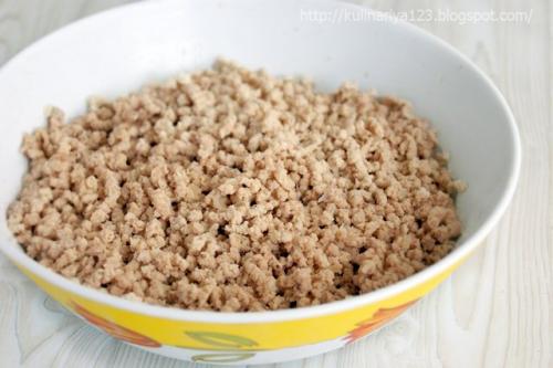 Макаронник с мясом, как в детском саду. 432. Вермишелевая запеканка с мясом (как в д/саду)