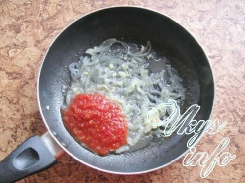 Рецепт спагетти в томатном соусе с курицей. Спагетти с курицей в томатном соусе 06 Рецепт спагетти в томатном соусе с курицей. Спагетти с курицей в томатном соусе 06