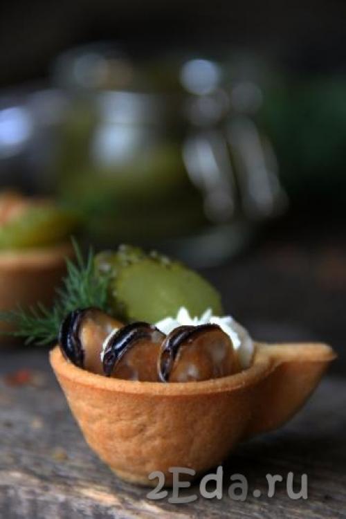 Тарталетки с мидиями рецепты. Тарталетки с мидиями 06 Тарталетки с мидиями рецепты. Тарталетки с мидиями 06